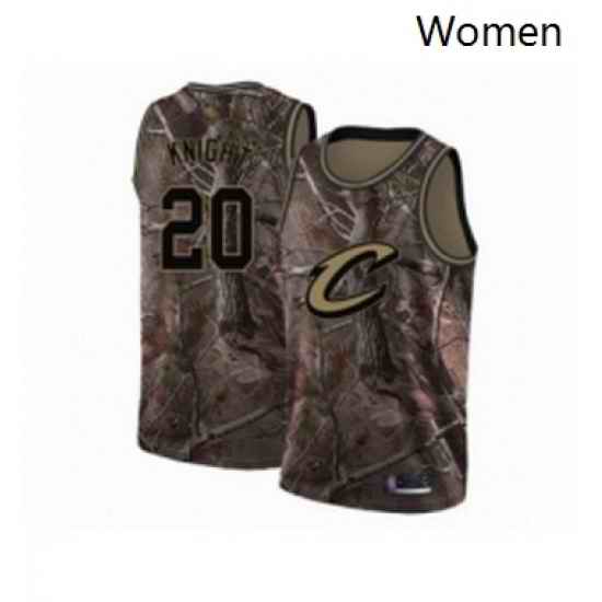 Womens Cleveland Cavaliers 20 Brandon Knight Swingman Camo Realtree Collection Basketball Jersey